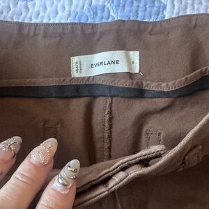 Everlane Chocolate Brown Trousers